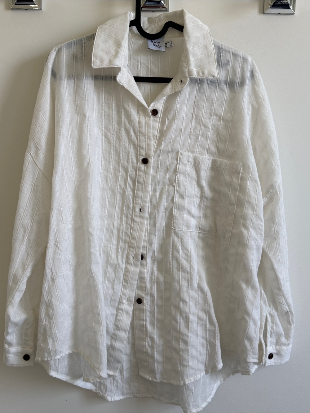 Princess Polly white button down top